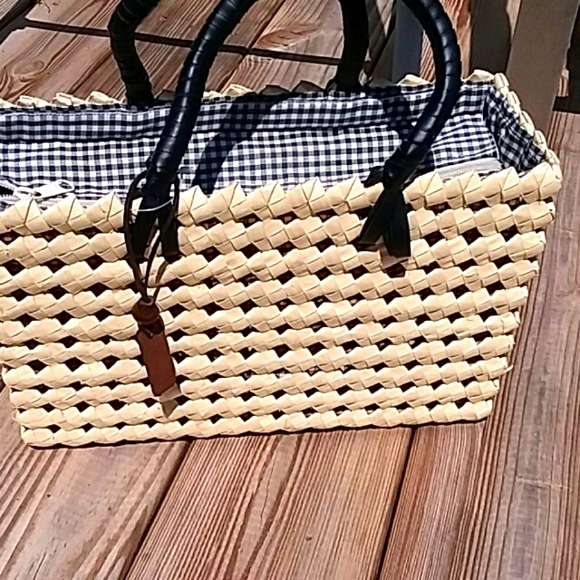 Esprit Handbags - Esprit Straw Wicker Rattan Bag Tote